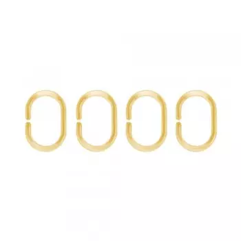 Кольца для штор, 12 шт, желтые BT-H-005