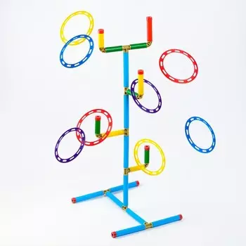 Кольцеброс «Цереус», 5 стоек, 10 колец, 90 см