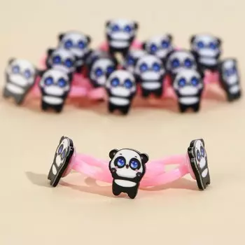 Кольцо детское «Панда» 2 х 1,8 х 1,5 см