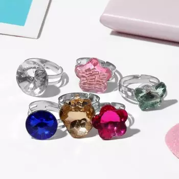 Кольцо детское Выбражулька «Ассорти», форма МИКС, МИКС, безразмерное