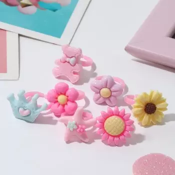 Кольцо детское «Выбражулька» каникулы, форма МИКС, цвет МИКС, безразмерное