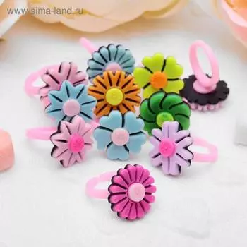 Кольцо детское «Выбражулька» лужайка, форма МИКС, цвет МИКС, безразмерное