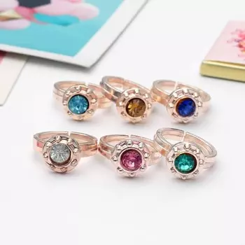 Кольцо детское «Выбражулька» орбита, цвет МИКС в золоте, безразмерное