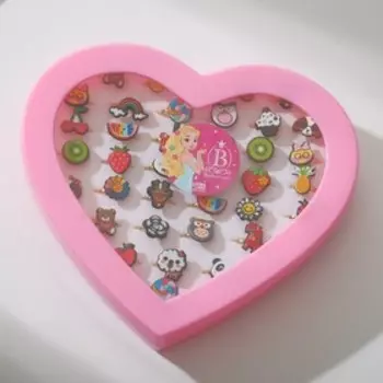 Кольцо детское «Выбражулька» пластилиновый мир, форма МИКС, цветное, безразмерное