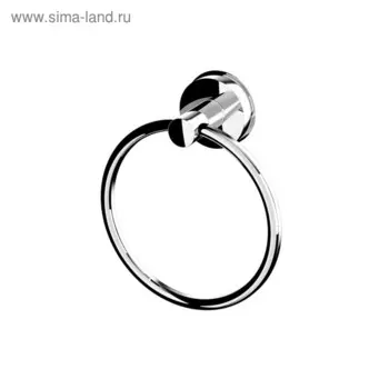 Кольцо для полотенца прозрачный, 18,5 см