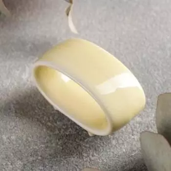 Кольцо для салфеток «Акварель», цвет жёлтый