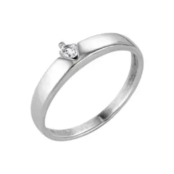 Кольцо "Классическое", посеребрение с оксидированием, 19 размер