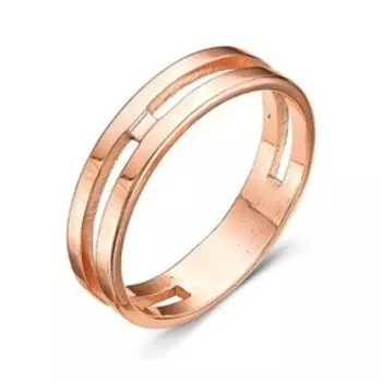 Кольцо "Минимализм", позолота, 16,5 размер