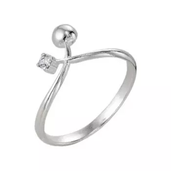 Кольцо «Очарование» поэзия, посеребрение, 16 размер