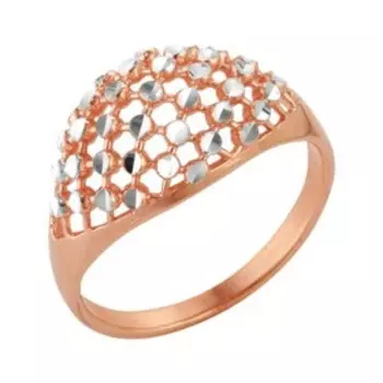 Кольцо позолота "Модерн", 19 размер