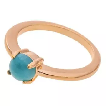 Кольцо с амазонитом "1 камень" размер 20