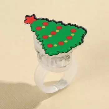 Кольцо с огоньком «Елка»