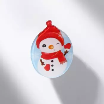 Кольцо с огоньком МИКС Новый год" 3х3х3 см