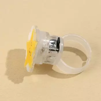 Кольцо с огоньком "Звезда" 3х3х3 см