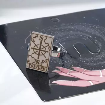 Кольцо «Таро» фортуна, цвет серебро, 16 размер