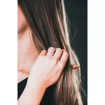 Кольцо «Венчание», посеребрение, 18,5 размер