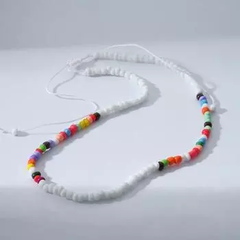Колье «Бисер» детство, цветное, 40 см
