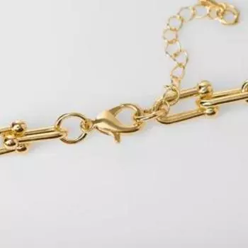 Колье "Цепь" фьюче, цвет золото, L=52 см