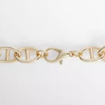 Колье "Цепь" решётка, цвет золото, 45 см