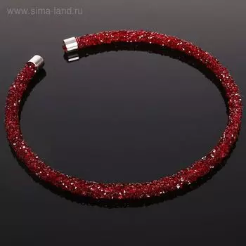 Колье «Шанталь», цвет красный,30 см