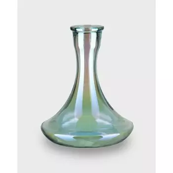 Колба для кальяна "Крафт", h-26см, d-21.5см, напыление перламутр