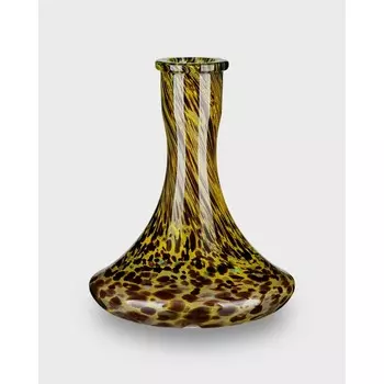 Колба для кальяна "Крафт", h-26см, d-21.5см, алебастр и крошка