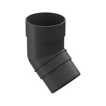 Колено 45 Dcke PREMIUM Графит