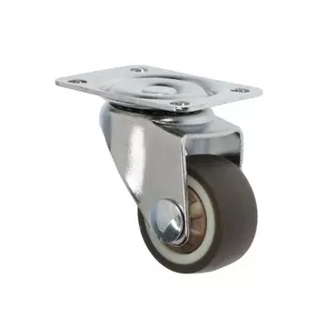 Колесо мебельное, d=25 мм, без тормоза, мягкий ход, 4 шт. TMP