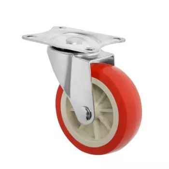 Колесо мебельное, d=75 мм, на площадке, 4 шт. TMP