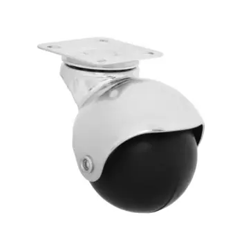 Колесо мебельное, «Шар», d=50 мм, пластик, 4 шт.