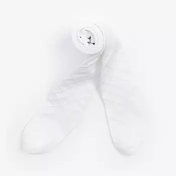 Колготки детские, цвет белый, рост 104-110