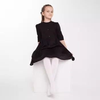 Колготки детские, цвет белый, рост 110-116