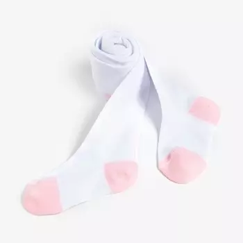 Колготки детские, цвет белый, рост 110-116