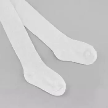 Колготки детские, цвет белый, рост 134-140