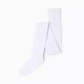 Колготки детские, цвет белый, рост 146-152 см