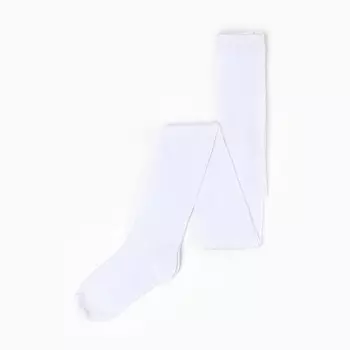 Колготки детские, цвет белый, рост 152-158 см