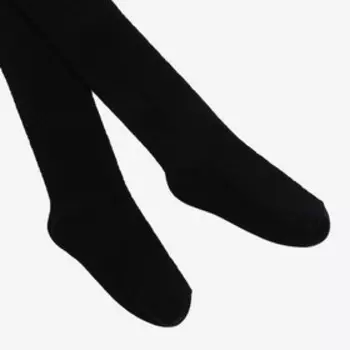 Колготки детские «Ромб», цвет чёрный, рост 122-128 см