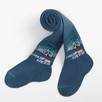 Колготки детские, цвет джинс, рост 92-98 см