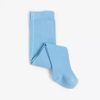 Колготки детские, цвет голубой, рост 62-68