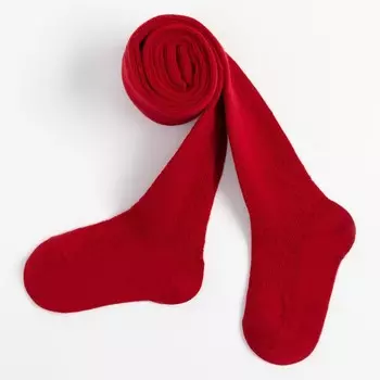 Колготки детские , цвет красный, рост 104-116 (4-6 лет)