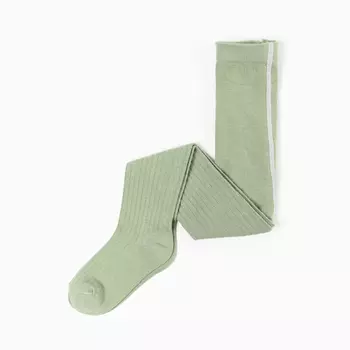 Колготки детские, цвет олива, рост 104-110 см