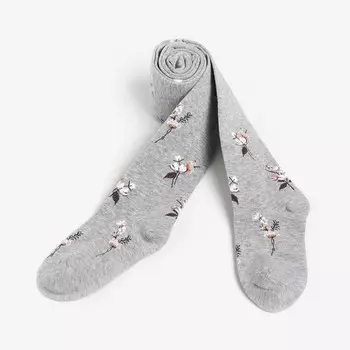 Колготки детские, цвет серый, рост 92-98