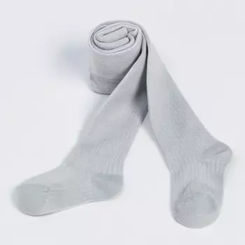 Колготки детские, цвет серый, рост 92-98