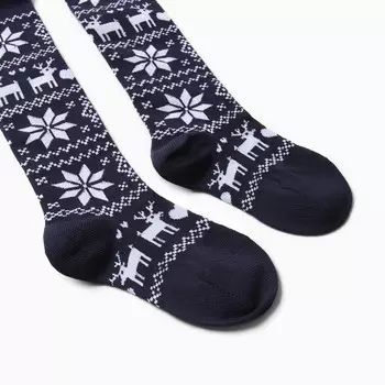 Колготки детские, цвет синий, рост 110-116 см