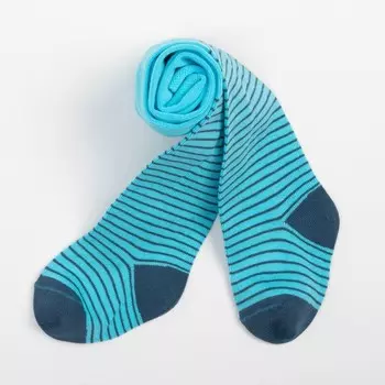 Колготки детские, цвет светло-бирюзовый, рост 62-68 см