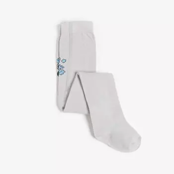 Колготки детские, цвет светло-серый, рост 80-86