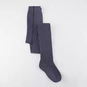 Колготки детские, цвет тёмно-серый/принт МИКС, рост 140-146