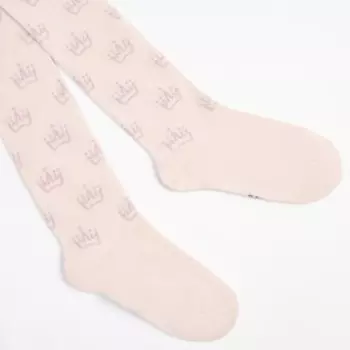 Колготки детские, цвет зефирный, рост 104-110