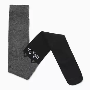 Колготки детские для девочек, цвет черный МИКС, рост 152-164 (12-14 лет)