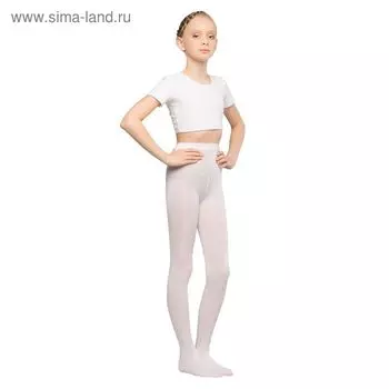 Колготки детские для танцев Liza, 40 ден, рост 152-164, цвет белый